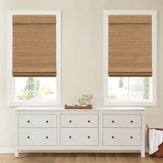 Thumbnail 14: Madison Park Eastfield Bamboo Light Filtering Roman Shade 
