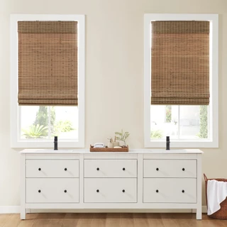 Thumbnail 13: Madison Park Eastfield Bamboo Light Filtering Roman Shade 