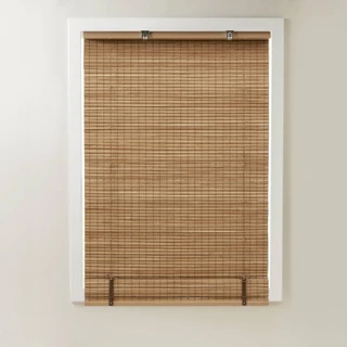 Thumbnail 25: Madison Park Eastfield Bamboo Light Filtering Roman Shade 