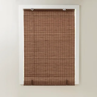 Thumbnail 25: Madison Park Eastfield Bamboo Light Filtering Roman Shade 