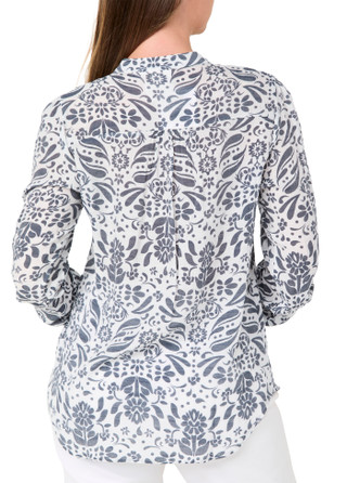 Thumbnail 2: Zac & Rachel Women's 3/4 Sleeve Pleated Top 