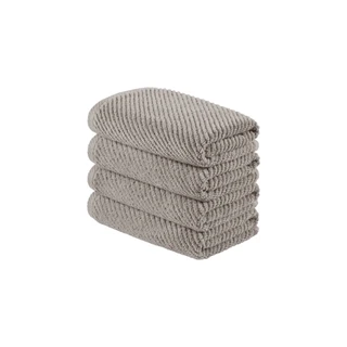Thumbnail 2: Madison Park Diagonal Ribbed 4 Pc Quick Dry Towel Set 