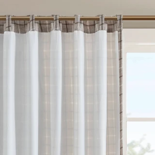 Thumbnail 12: Madison Park Madison Park Anaheim Rod Pocket and Back Tab Curtain Panel 