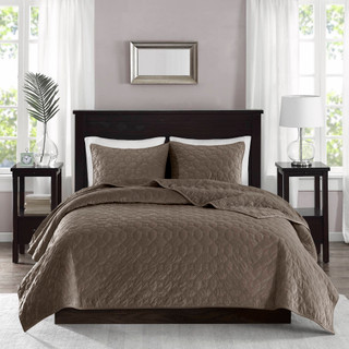 Thumbnail 5: Madison Park Harper Velvet Quilt Set  