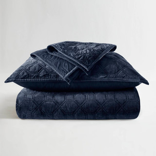 Thumbnail 7: Madison Park Harper Velvet Quilt Set  