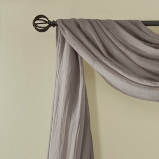 Thumbnail 10: Madison Park Harper Solid Crushed Sheer Scarf 