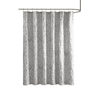 Thumbnail 4: Madison Park Odette Jacquard Shower Curtain  