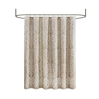 Thumbnail 2: Madison Park Odette Jacquard Shower Curtain  