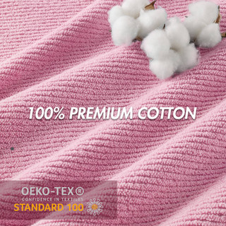 Thumbnail 3: Madison Park Diagonal Ribbed 6 Pc  Quick Dry Washcloth Set 