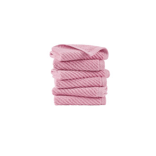 Thumbnail 4: Madison Park Diagonal Ribbed 6 Pc  Quick Dry Washcloth Set 