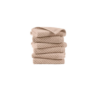 Thumbnail 3: Madison Park Diagonal Ribbed 6 Pc  Quick Dry Washcloth Set 