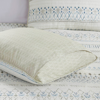 Thumbnail 7: Madison Park Fraser Seersucker Quilt Set 