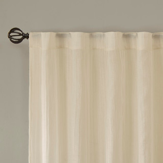 Thumbnail 3: Madison Park  Harper Solid Crushed Curtain Panel Pair 
