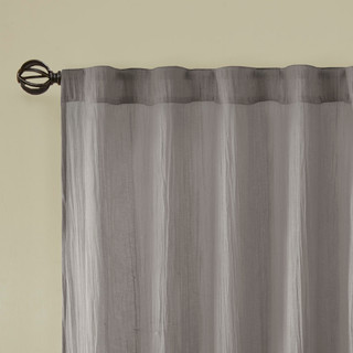 Thumbnail 3: Madison Park  Harper Solid Crushed Curtain Panel Pair 