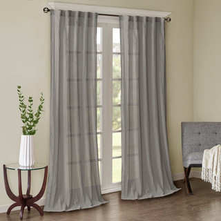Thumbnail 6: Madison Park  Harper Solid Crushed Curtain Panel Pair 