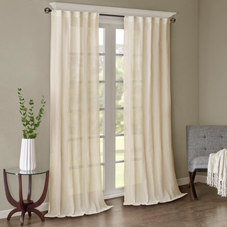 Thumbnail 6: Madison Park  Harper Solid Crushed Curtain Panel Pair 