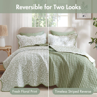 Thumbnail 5: Madison Park Darcy Quilt Set 