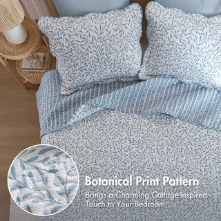 Thumbnail 8: Madison Park Darcy Quilt Set 