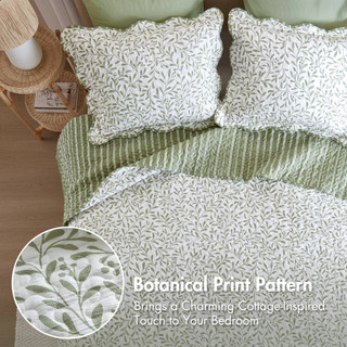 Thumbnail 9: Madison Park Darcy Quilt Set 