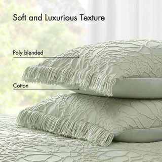 Thumbnail 4: Madison Park Willow Floral Bedspread Set 