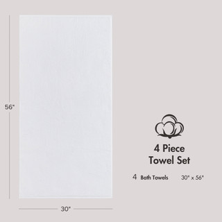 Thumbnail 5: Madison Park Diagonal Ribbed 4 Pc Quick Dry Bath Towel Set 