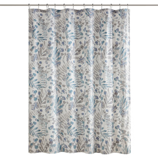 Thumbnail 4: Madison Park Bonnie Seersucker Shower Curtain 
