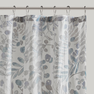Thumbnail 2: Madison Park Bonnie Seersucker Shower Curtain 