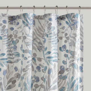 Thumbnail 3: Madison Park Bonnie Seersucker Shower Curtain 