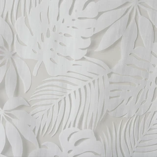 Thumbnail 5: Madison Park Leilani Palm Leaf Burnout Sheer Window Curtain 