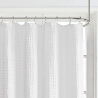 Thumbnail 5: Madison Park Arlo Super Waffle Textured Solid Shower Curtain 