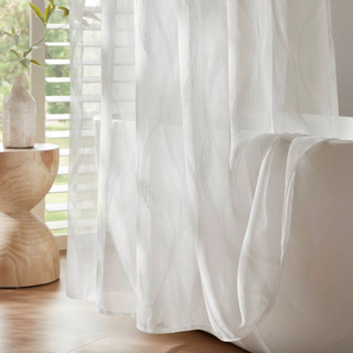Thumbnail 10: Madison Park Candice Sheer Shower Curtain  