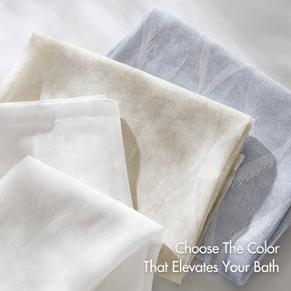 Thumbnail 3: Madison Park Candice Sheer Shower Curtain  
