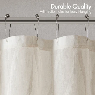Thumbnail 3: Madison Park Candice Sheer Shower Curtain  
