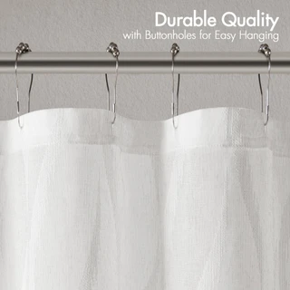 Thumbnail 5: Madison Park Candice Sheer Shower Curtain  
