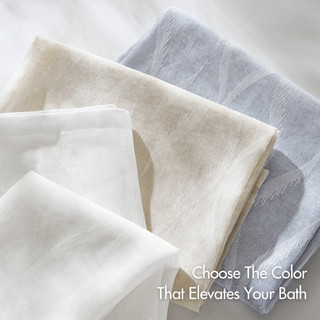 Thumbnail 6: Madison Park Candice Sheer Shower Curtain  
