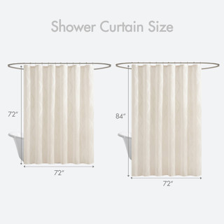 Thumbnail 8: Madison Park Candice Sheer Shower Curtain  
