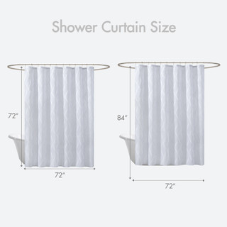Thumbnail 10: Madison Park Candice Sheer Shower Curtain  