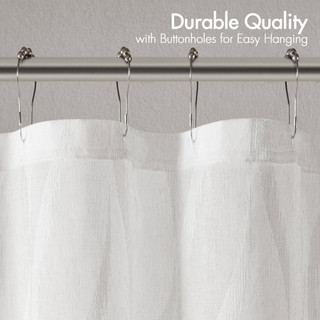 Thumbnail 9: Madison Park Candice Sheer Shower Curtain  