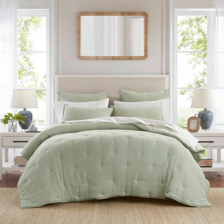Thumbnail 7: Harbor House Harbor House Muslin Cotton Quilt Set 