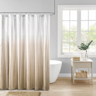 Thumbnail 1: Madison Park Ara Ombre Printed Seersucker Shower Curtain 