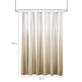 Thumbnail 4: Madison Park Ara Ombre Printed Seersucker Shower Curtain 