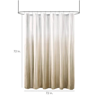 Thumbnail 4: Madison Park Ara Ombre Printed Seersucker Shower Curtain 