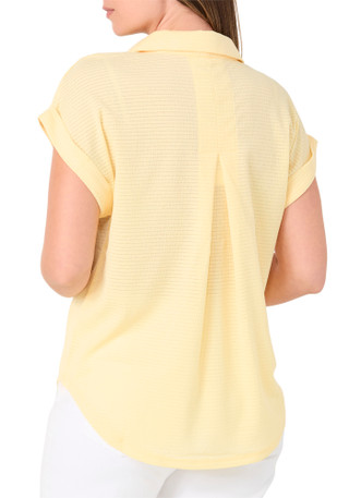Thumbnail 2: Kathy Ireland Women's Short Sleeve Button Front Top 