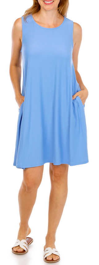 Thumbnail 3: HARLOW & ROSE Women's Sleeveless Swing Dress 