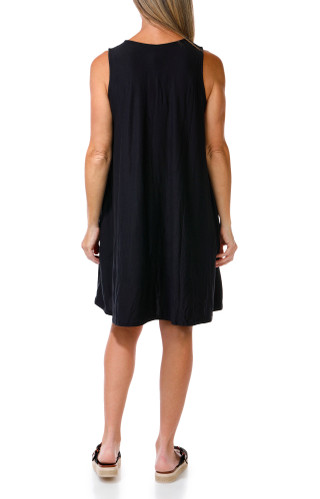 Thumbnail 3: HARLOW & ROSE Women's Sleeveless Swing Dress 