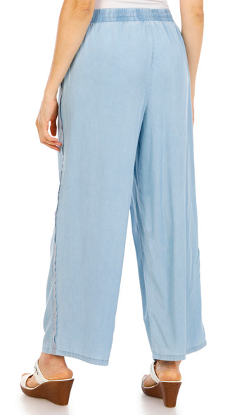 Thumbnail 2: ZAC AND RACHEL Women's Light Wash Drawstring Pants 