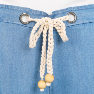 Thumbnail 3: ZAC AND RACHEL Women's Medium Wash Drawstring Pants 