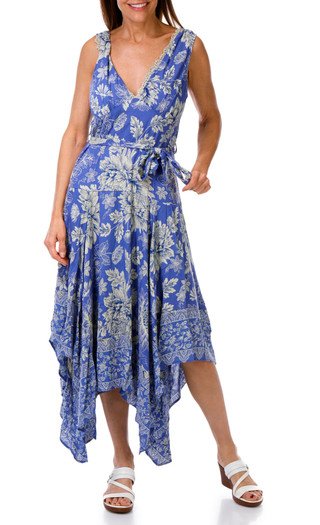 Thumbnail 1: Nostalgia Women's Sleeveless Floral Midi Dress 