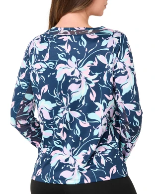 Thumbnail 2: Stella Parker Women's Outdoor Printed Crew Neck Top 