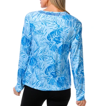 Thumbnail 2: Stella Parker Women's Outdoor Printed Crew Neck Top 